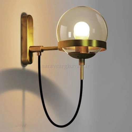 دیوارکوب(چراغ دیواری)مدرن فلزی تک شعله ، ارسال با حباب D180