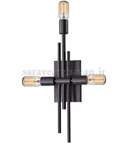 دیوارکوب (چراغ دیواری)مدرن فلزی 3 شعله ، با طراحی لوکس و کاربردی  D177