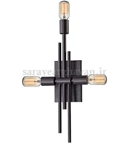 دیوارکوب (چراغ دیواری)مدرن فلزی 3 شعله ، با طراحی لوکس و کاربردی D177