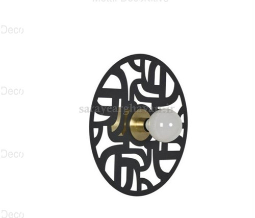 دیوارکوب(چراغ دیواری) مدرن فلزی تک شعله، با طراحی لوکس و کاربردی D175