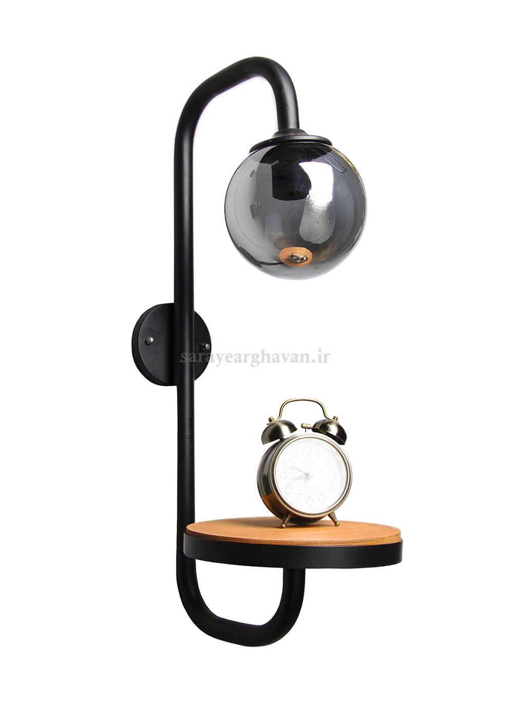 دیوارکوب(چراغ دیواری) مدرن فلزی تک شعله، ارسال با حباب+ MDF  کد D170