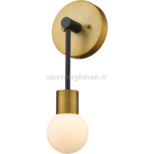 دیوارکوب(چراغ دیواری)مدرن فلزی تک شعله ، با طراحی لوکس و کاربردی D166