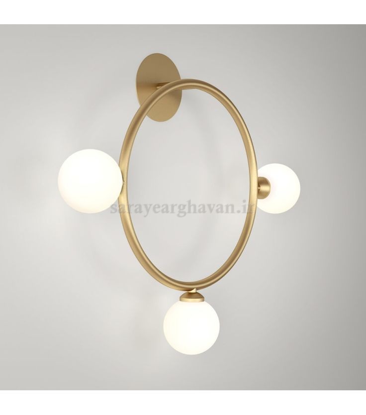 دیوارکوب(چراغ دیواری)مدرن فلزی3 شعله، ارسال با حباب D118