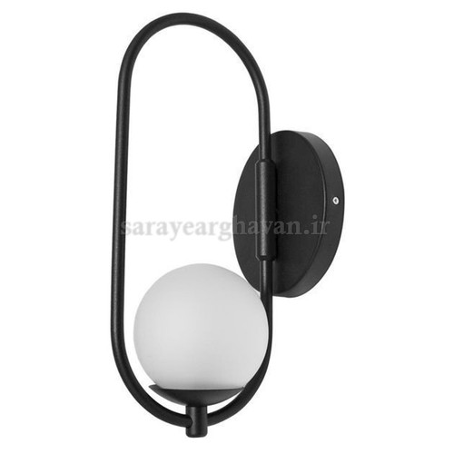 دیوارکوب(چراغ دیواری)مدرن فلزی تک شعله، ارسال با حباب D115
