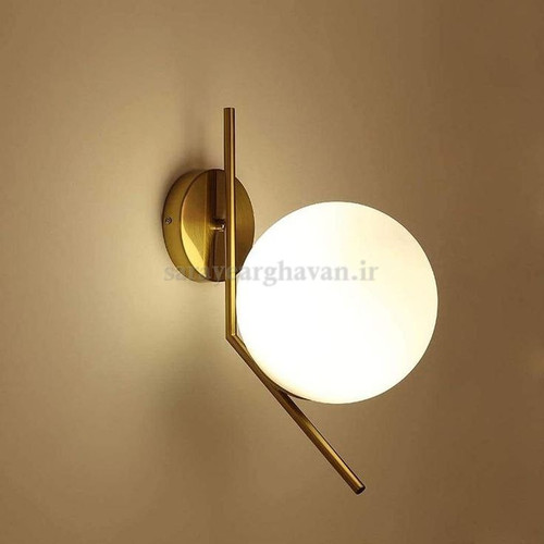 دیوارکوب(چراغ دیواری)مدرن فلزی تک شعله، ارسال با حباب D112
