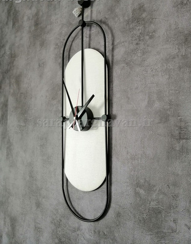 ساعت دیواری مدرن فلزی، کد H138