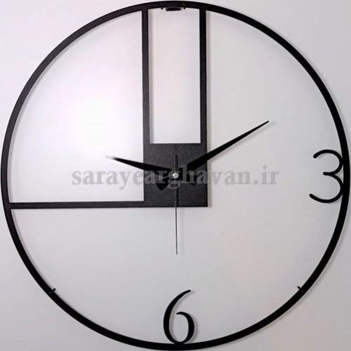 ساعت دیواری مدرن فلزی کد H165