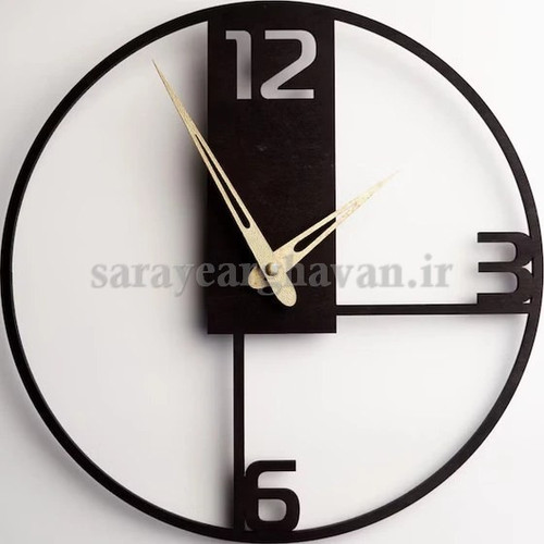 ساعت دیواری مدرن فلزی کد H272
