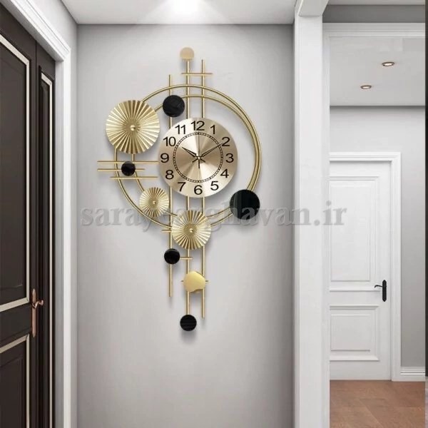 ساعت دیواری مدرن فلزی کد H276