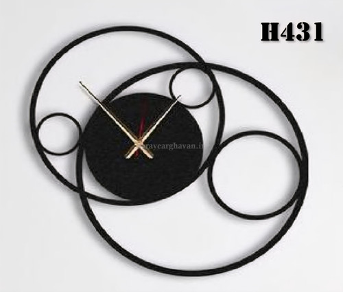 ساعت دیواری مدرن فلزی کد H431