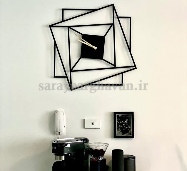 ساعت دیواری مدرن فلزی کد H441