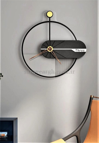 ساعت دیواری مدرن فلزی کد H570