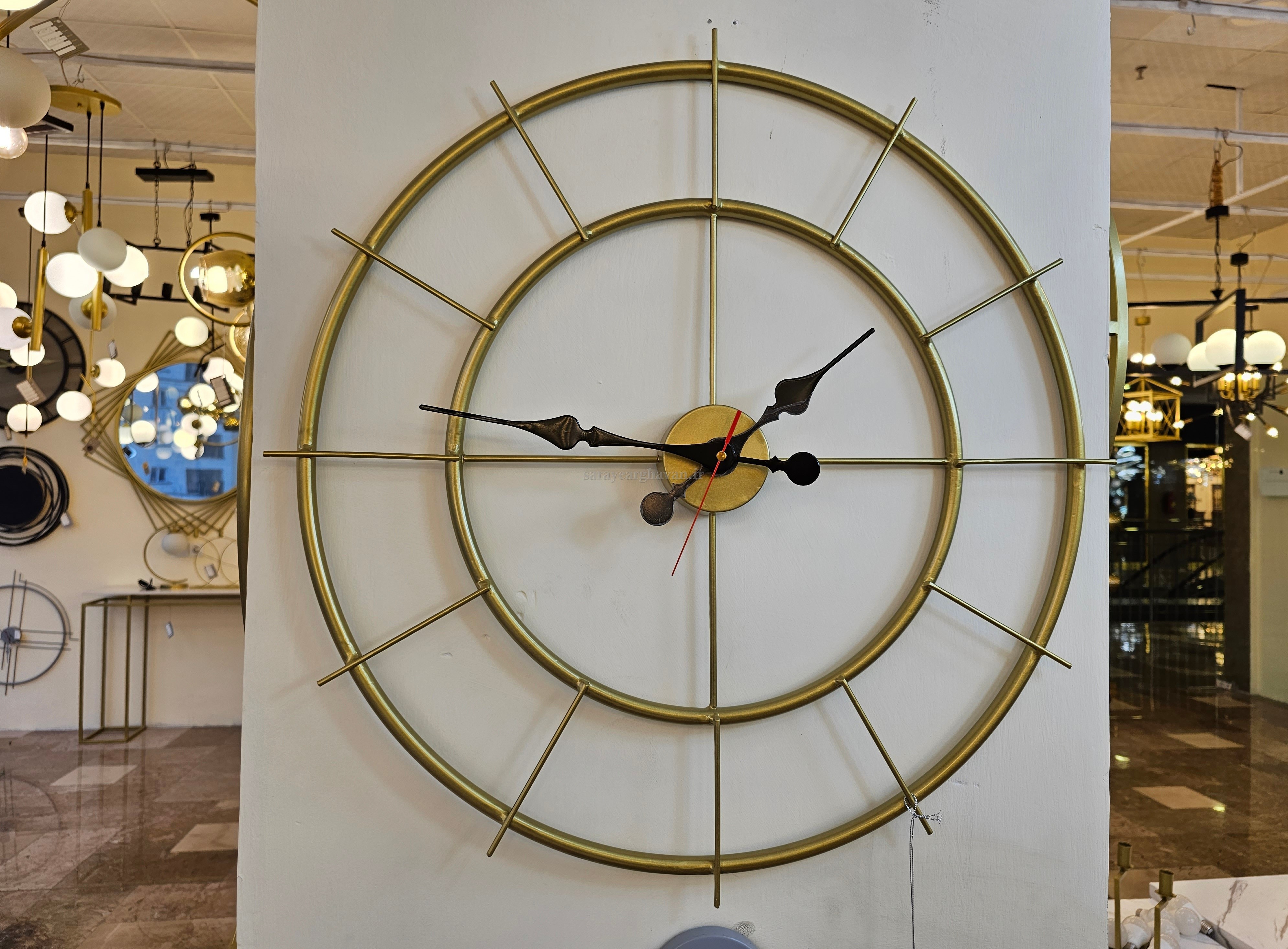 ساعت دیواری فلزی مدرن، کد H106