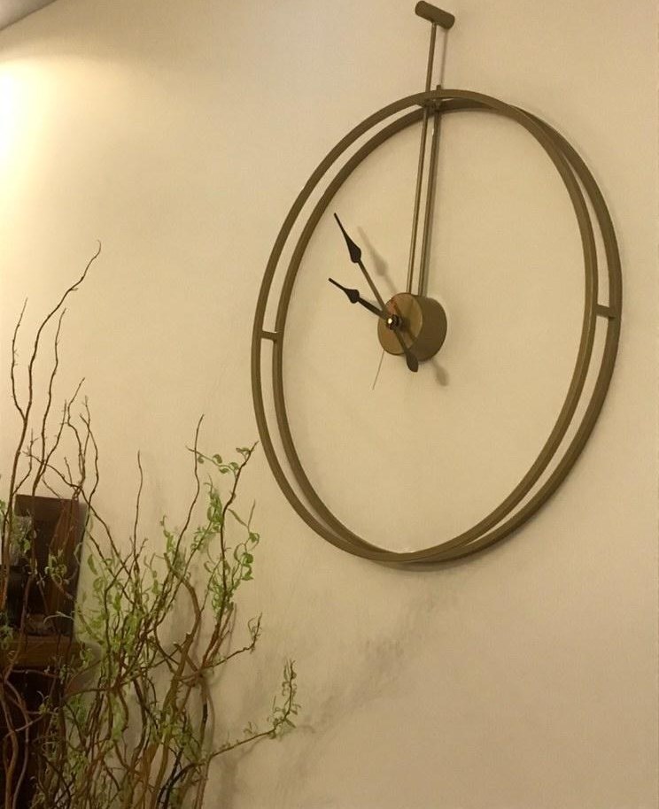 ساعت دیواری فلزی مدرن، کد H108