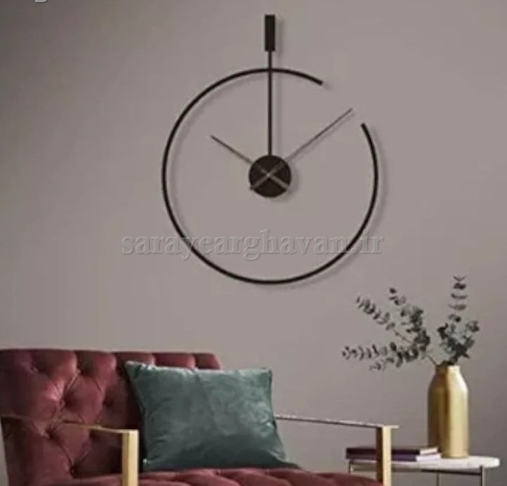 ساعت دیواری فلزی مدرن، کد H118