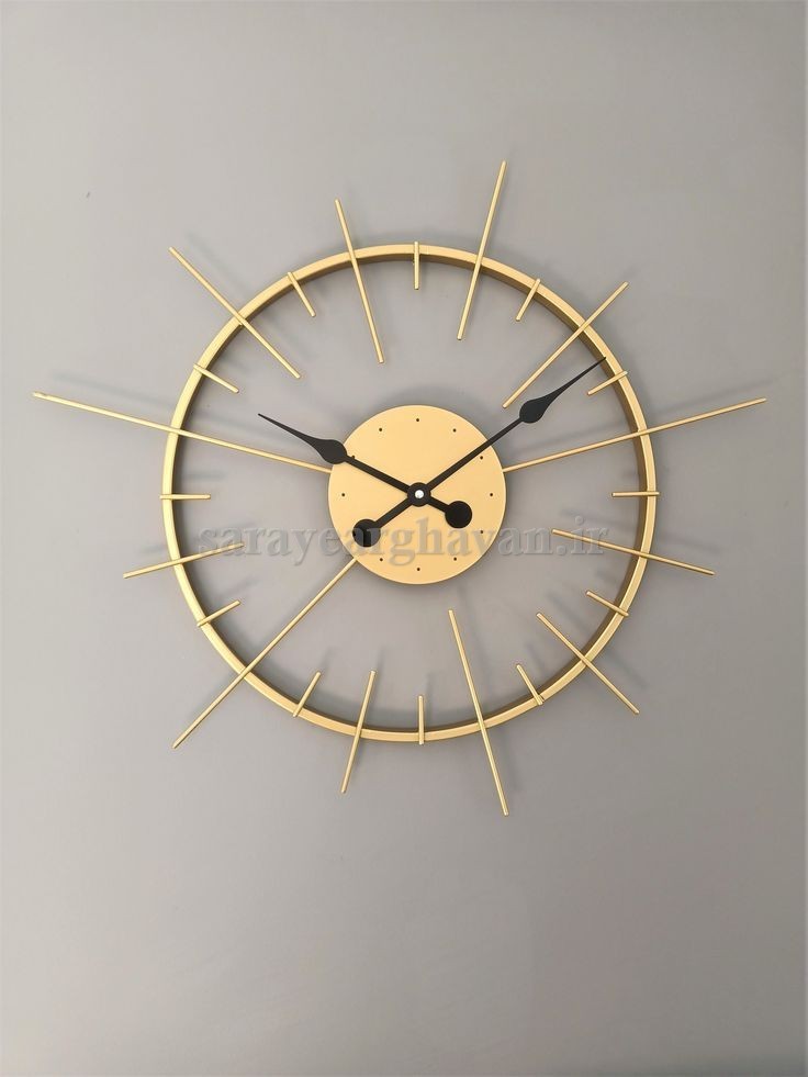 ساعت دیواری فلزی مدرن، کد H131