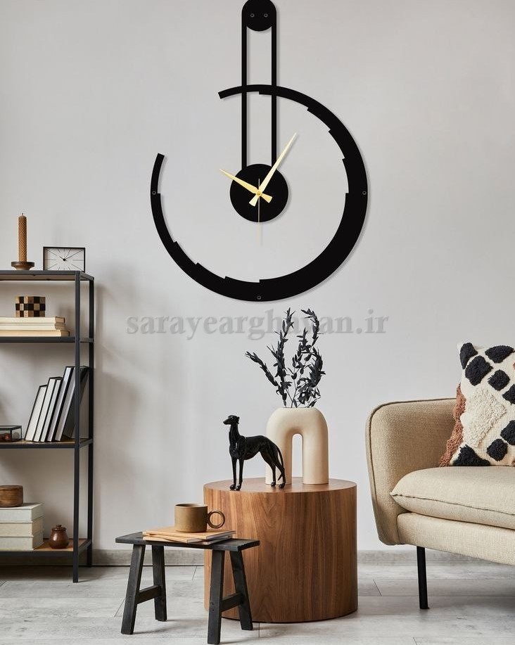 ساعت دیواری مدرن فلزی، کد H132