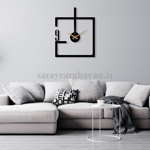 ساعت دیواری مدرن فلزی کد H319