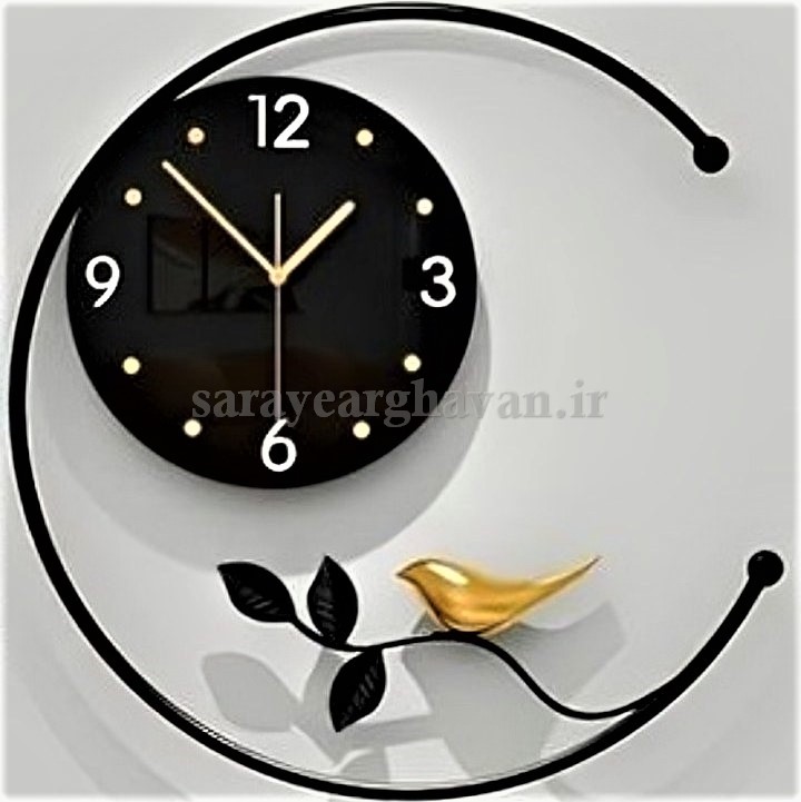 ساعت دیواری مدرن فلزی کد H346