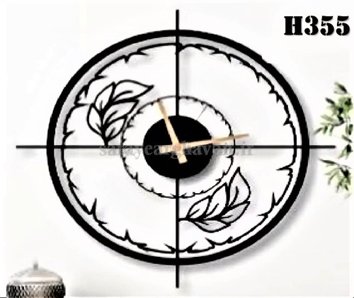 ساعت دیواری مدرن فلزی کد H355