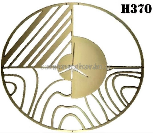 ساعت دیواری مدرن فلزی کد H370