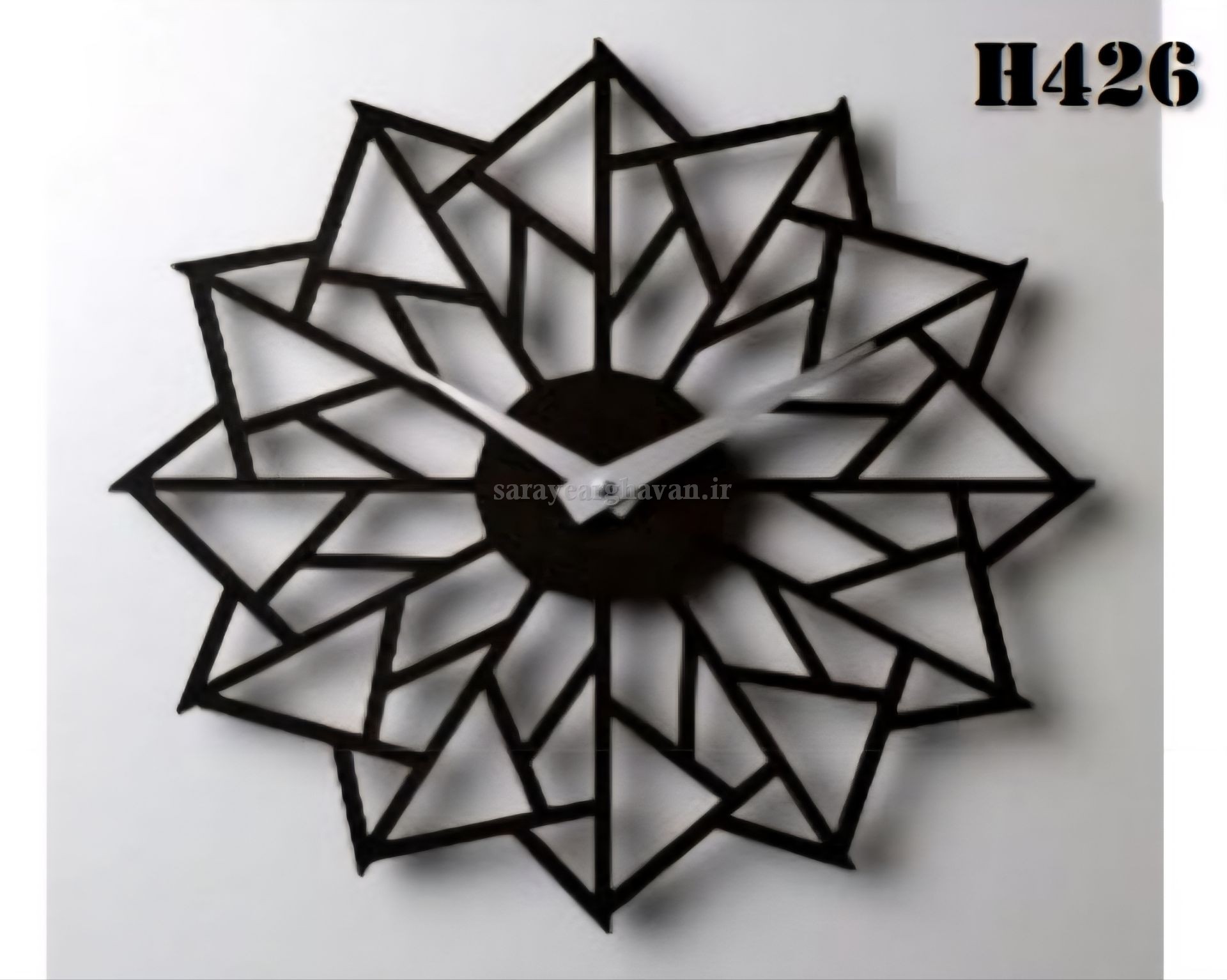 ساعت دیواری مدرن فلزی کد H426
