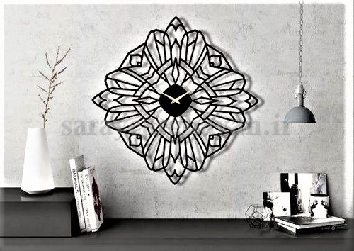 ساعت دیواری مدرن فلزی کد H357