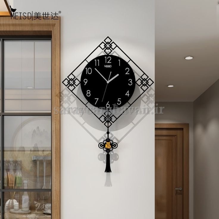 ساعت دیواری مدرن فلزی  کد H362