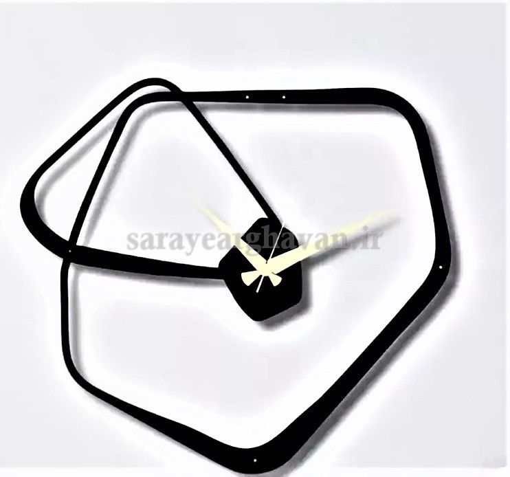 ساعت دیواری مدرن فلزی کد H395