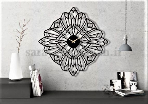 ساعت دیواری مدرن فلزی کد H425