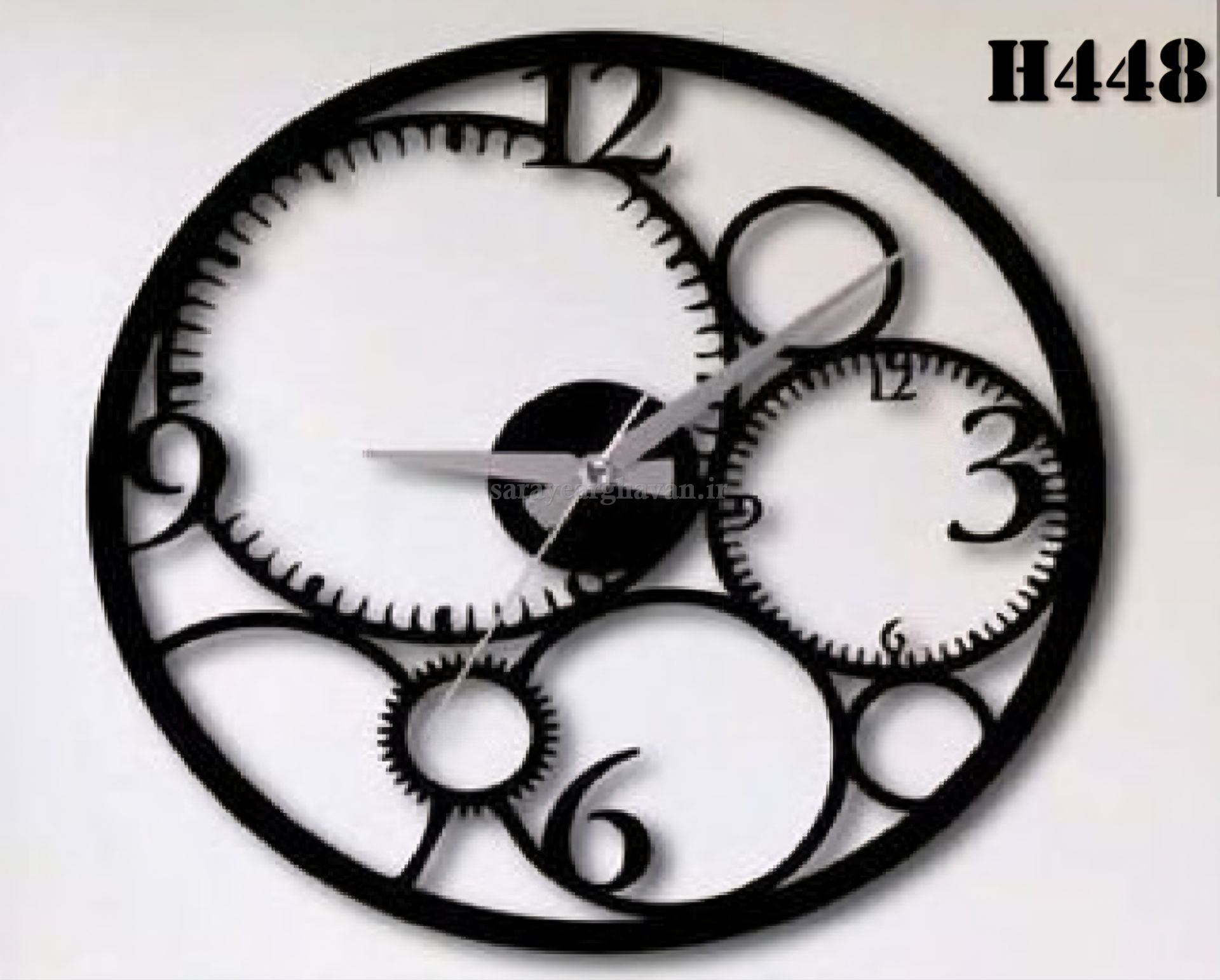 ساعت دیواری مدرن فلزی کد H448