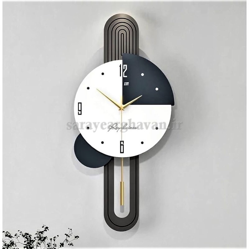 ساعت دیواری مدرن فلزی کد H569