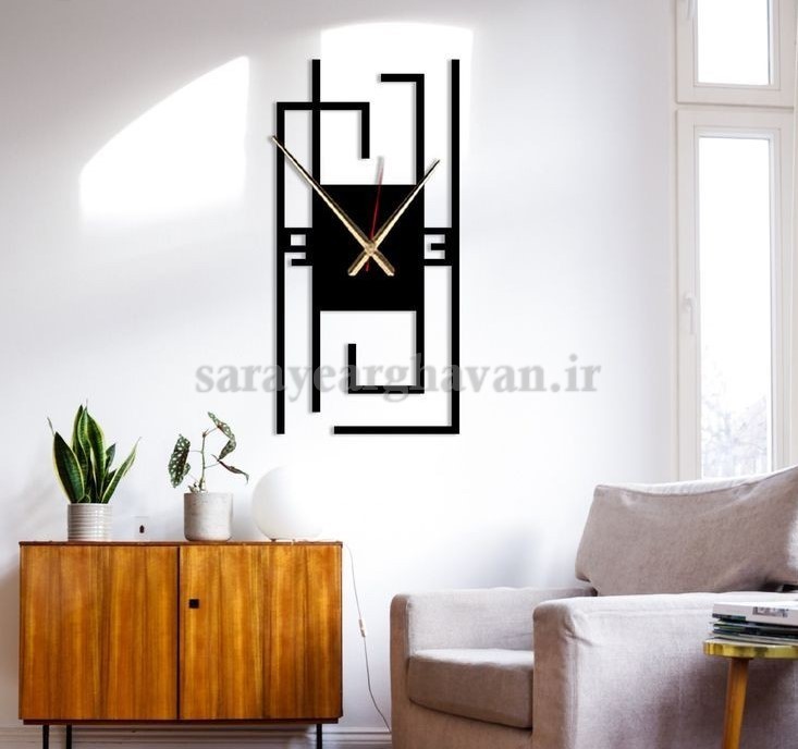 ساعت دیواری مدرن فلزی کد H556