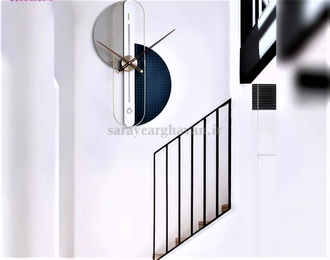 ساعت دیواری مدرن فلزی کد H550