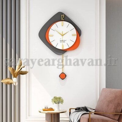 ساعت دیواری مدرن فلزی کد H533