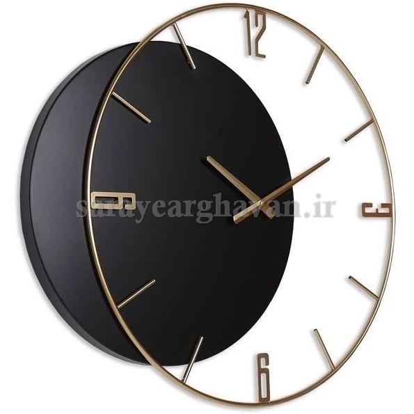 ساعت دیواری مدرن فلزی کد H508