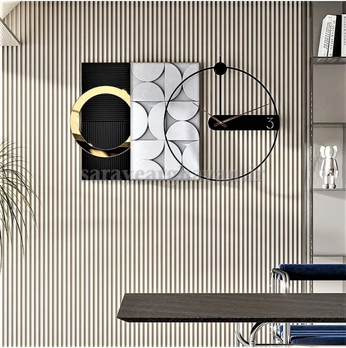 ساعت دیواری مدرن فلزی کد H502