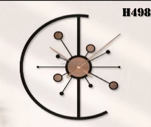 ساعت دیواری مدرن فلزی کد H498