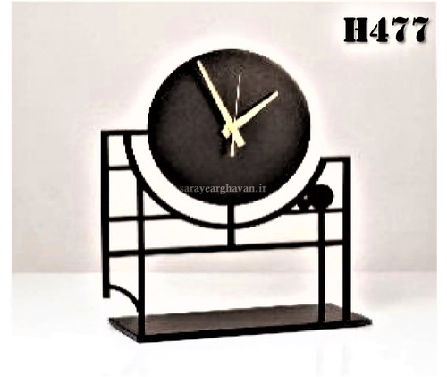 ساعت رومیزی مدرن فلزی کد H477