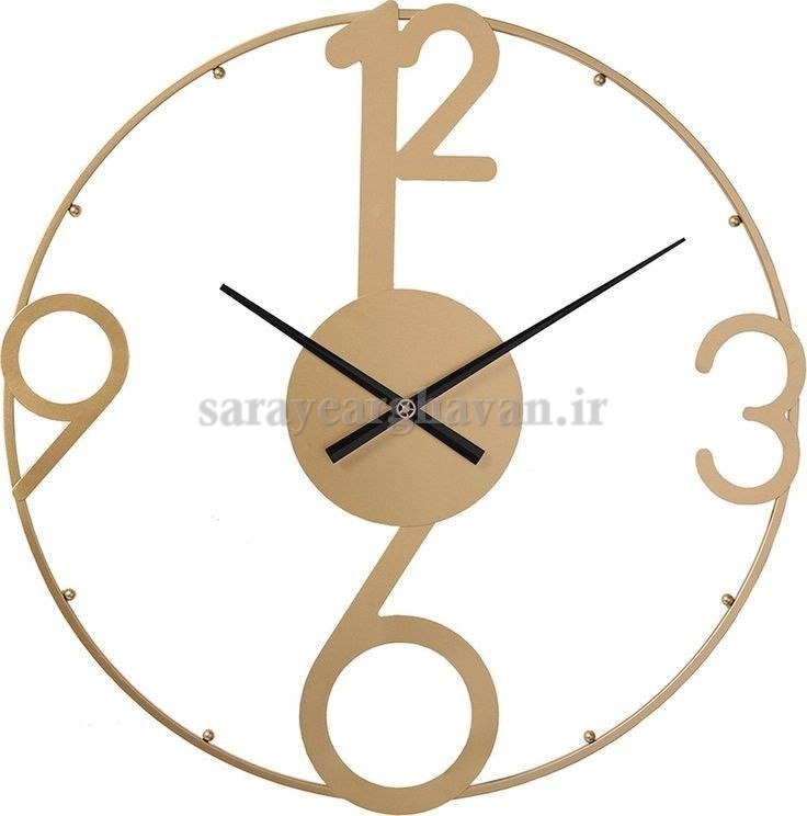 ساعت دیواری مدرن فلزی کد H432
