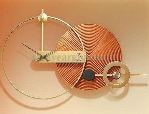 ساعت دیواری مدرن فلزی کد H420