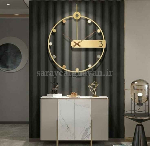 ساعت دیواری مدرن فلزی، کدH159