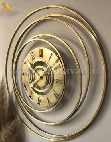 ساعت دیواری مدرن فلزی، کد H153