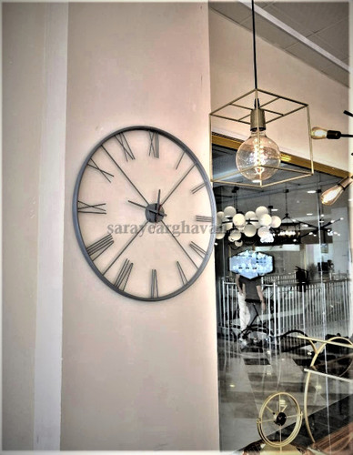 ساعت دیواری فلزی مدرن، کد H103