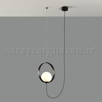لوستر آویز مولکولی مدرن فلزی تک شعله با طراحی خاص(ارسال با حباب) کد A226