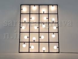 استند دیواری مدرن دکوری چراغ دار، (با ارسال حباب)  G149