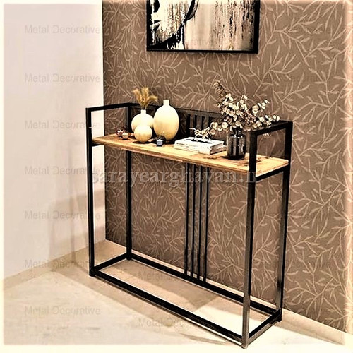 کنسول مدرن فلزی(رویهMDF،وکیوم طرح سنگ یاشیشه) M136