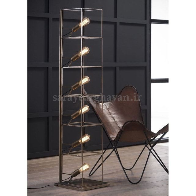 آباژور ایستاده مدرن فلزی 6 شعله R154