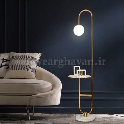 آباژور ایستاده مدرن فلزی تک شعله(ارسال با حباب) R161