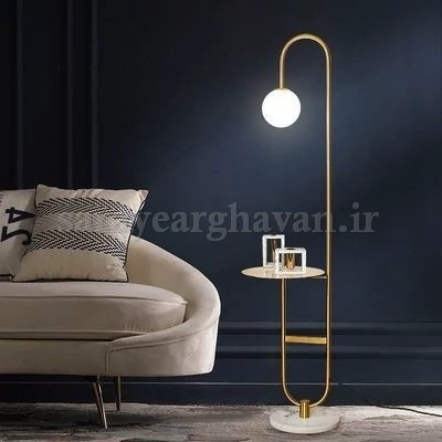 آباژور ایستاده مدرن فلزی تک شعله(ارسال با حباب) R161